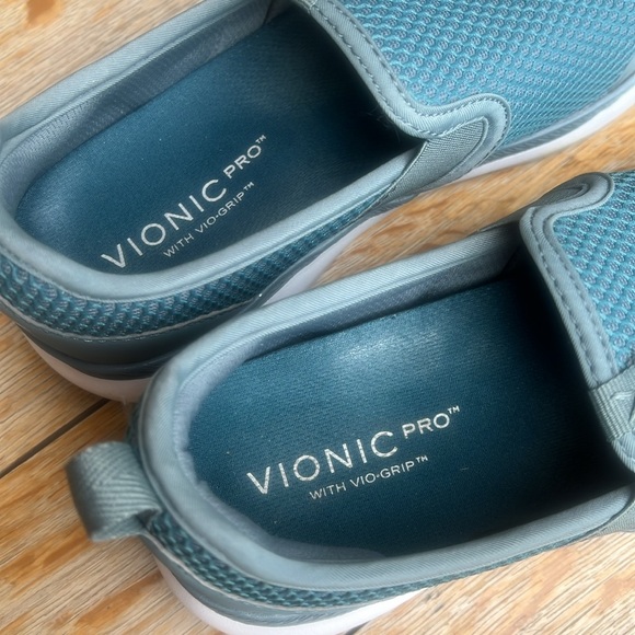 Vionic Orthaheel Julianna Pro Slip On Sneaker Teal Blue Womans Size 8 - Picture 6 of 10